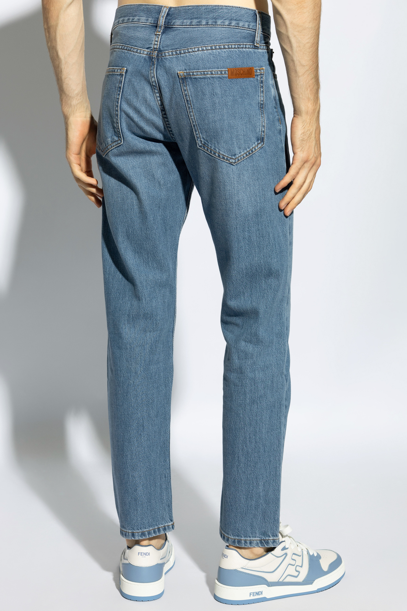 Moschino Jeans with slightly tapered legs | Men's Clothing